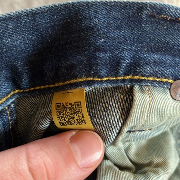 Polo Ralph Lauren Varick Slim-Straight Paint Splatter Denim 34x30 - Picture 6 of 7